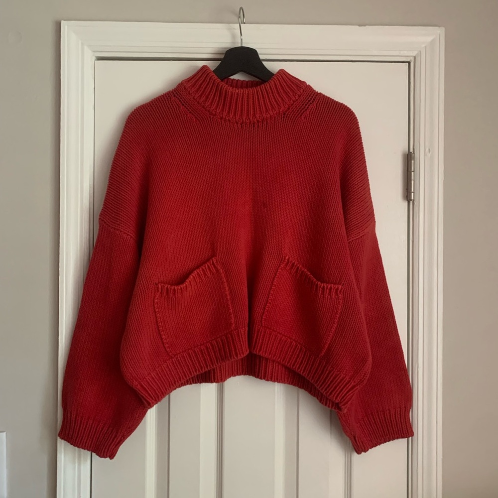 Babaa Jumper No. 20 in Overdyed Red
